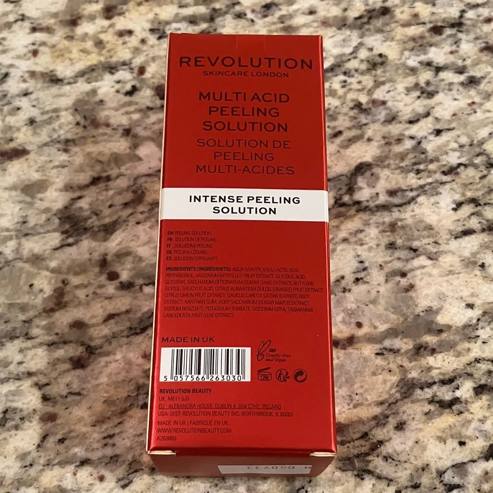 Revolution Skincare Multi Acid Peeling Solution 30ml Intense AHA BHA Exfoliator